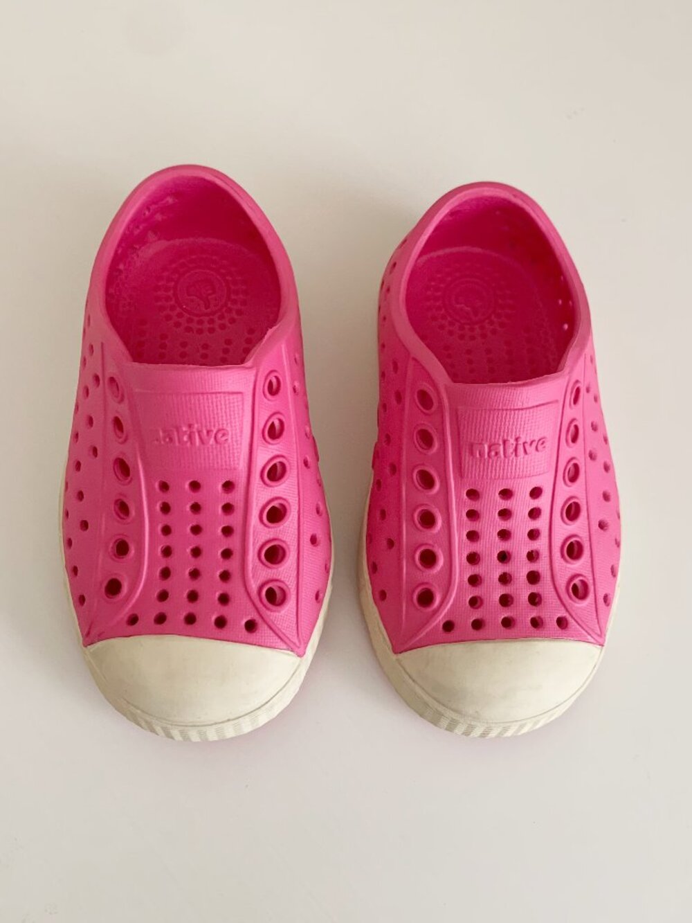 Native Jefferson Sneakers • Hot Pink • Infant Toddler Size 5